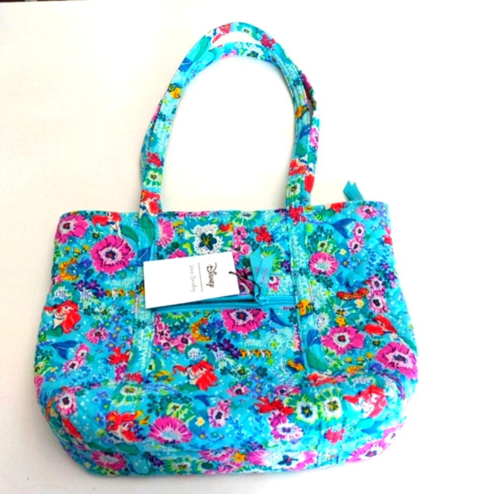 Vera Bradley Little Mermaid Small Vera Tote NWT